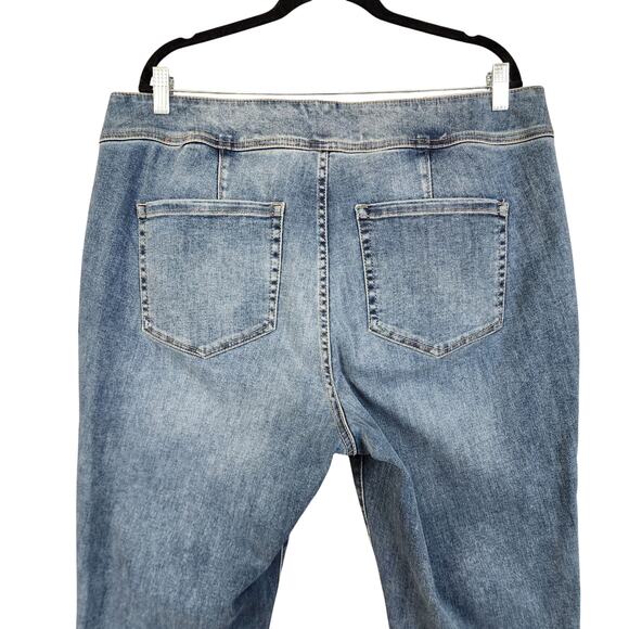 Lane Bryant Womens High Rise Jegging Plus Size 18 Stretch Denim Flex Magic Waist - Picture 5 of 12